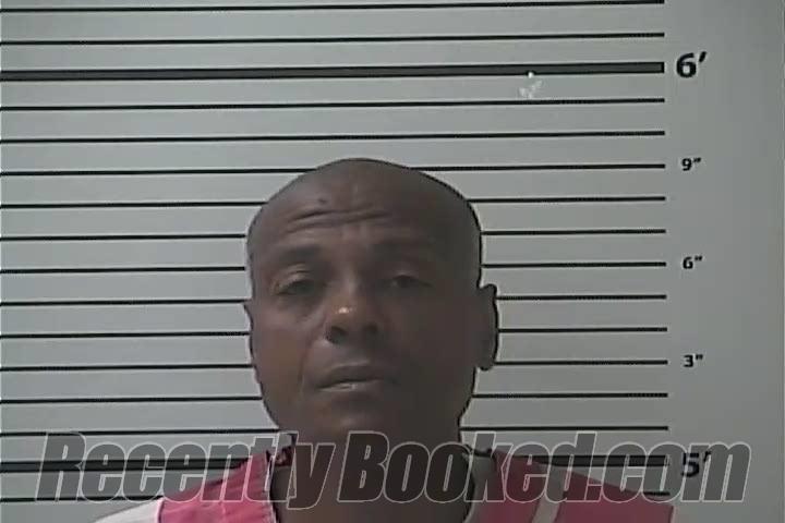 Booking photo from Hancock County, Mississippi