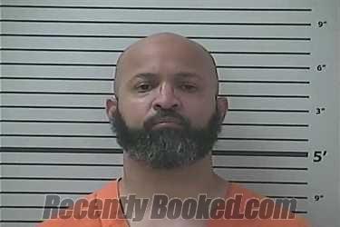 Booking photo from Hancock County, Mississippi