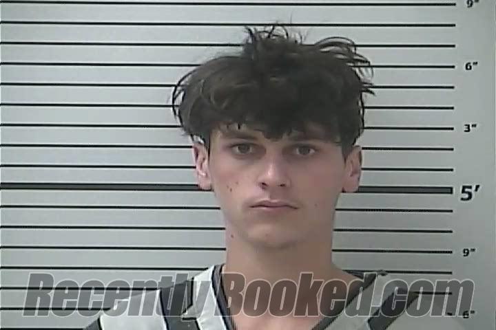 Booking photo from Hancock County, Mississippi