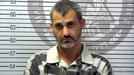 Mugshot of CODY NATHANIEL JARRELL booked in Harrison County, Mississippi on April 17, 2026