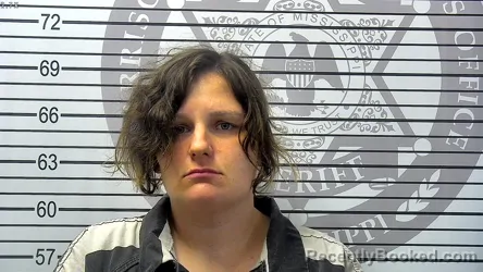 Mugshot of AMBER NICOLE GOODWIN booked in Harrison County, Mississippi on April 17, 2026