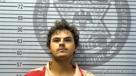 Mugshot of CALEB AUSTIN KENT booked in Harrison County, Mississippi on April 17, 2026