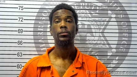 Mugshot of VADARREL WILLIAM ALEXANDER booked in Harrison County, Mississippi on April 17, 2026