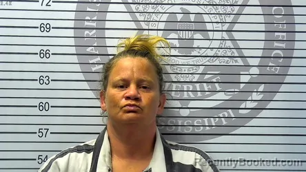 Mugshot of JENNIFER MONIQUE ROACH booked in Harrison County, Mississippi on April 17, 2026