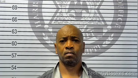 Booking photo from Harrison County, Mississippi