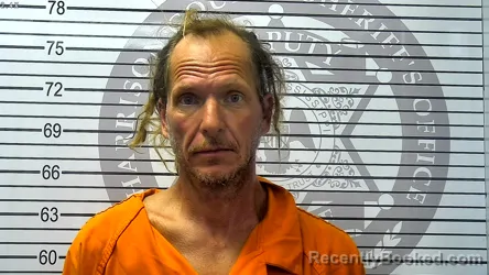 Booking photo from Harrison County, Mississippi
