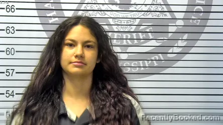 Mugshot of TRINITY WYNETTE COMPTON booked in Harrison County, Mississippi on April 25, 2026