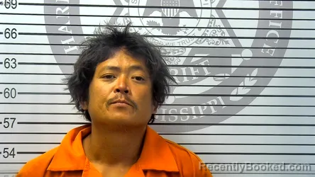 Mugshot of DANNY HYUDUC NGUYEN booked in Harrison County, Mississippi on April 27, 2026