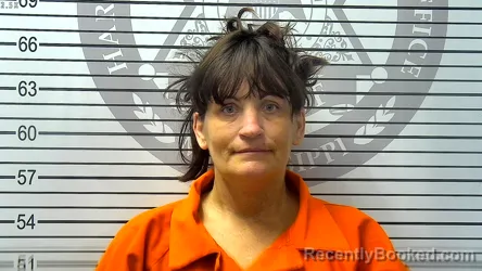 Mugshot of JENNIFER JOANN KURTH booked in Harrison County, Mississippi on April 30, 2026