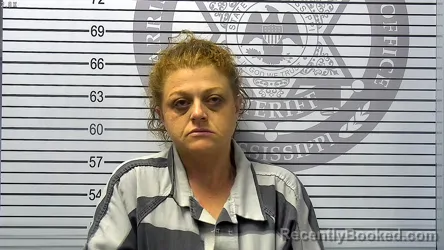 Mugshot of MARY ELIZABETH JETER booked in Harrison County, Mississippi on May 1, 2026