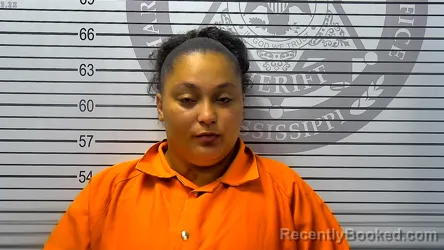 Mugshot of ALISHA MARIE LADNER booked in Harrison County, Mississippi on May 2, 2026