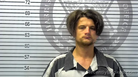 Mugshot of NICHOLAS GAGE SHEPPARD booked in Harrison County, Mississippi on May 2, 2026