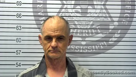 Mugshot of TIMOTHY DAVID MALONE booked in Harrison County, Mississippi on May 3, 2026