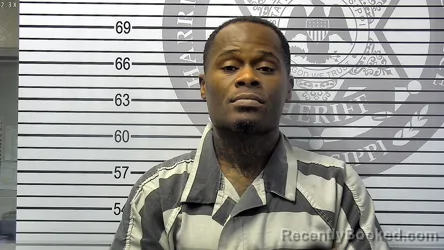 Mugshot of ROBERT LEE JR JONES booked in Harrison County, Mississippi on May 3, 2026