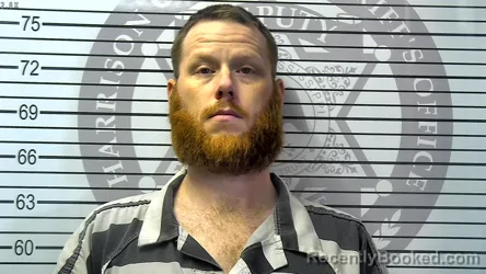 Mugshot of JOHNNY JASON CARPENTER booked in Harrison County, Mississippi on May 4, 2026