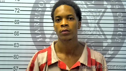 Mugshot of DEONDRE TRAVON MCGILL booked in Harrison County, Mississippi on May 4, 2026