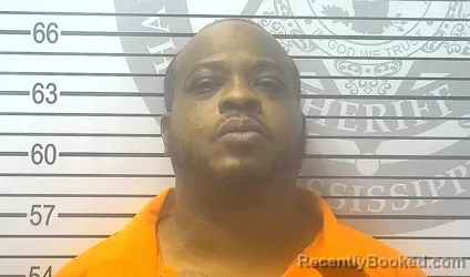 Mugshot of BRANDON ONEAL CRUMEDY booked in Harrison County, Mississippi on May 5, 2026