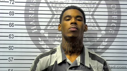 Mugshot of AVANTE KEVON JOHNSON booked in Harrison County, Mississippi on May 5, 2026