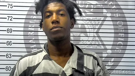 Mugshot of JAYVION MIKELL WASHINGTON booked in Harrison County, Mississippi on May 5, 2026