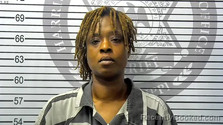 Mugshot of COURTNEY LEJA BRYANT booked in Harrison County, Mississippi on May 5, 2026