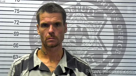 Mugshot of DONALD FRANK III CARTER booked in Harrison County, Mississippi on May 6, 2026