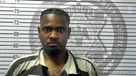 Mugshot of JOMAR ALEXANDER STUBBS booked in Harrison County, Mississippi on May 6, 2026