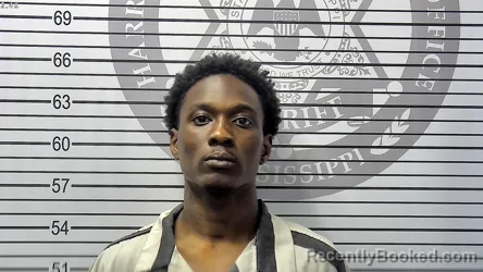 Mugshot of CEDRIC ONEAL WATTS booked in Harrison County, Mississippi on May 7, 2026