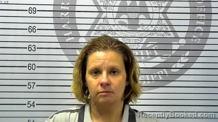 Mugshot of JESSICA LOU BUSCH booked in Harrison County, Mississippi on May 7, 2026