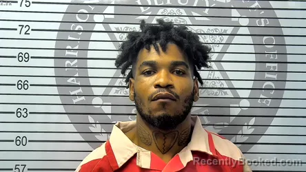 Mugshot of SENTORY LADARIUS JONES booked in Harrison County, Mississippi on May 8, 2026
