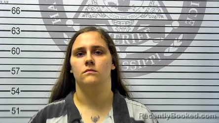 Mugshot of ALEAH KAYTLIN PARFAIT booked in Harrison County, Mississippi on May 8, 2026