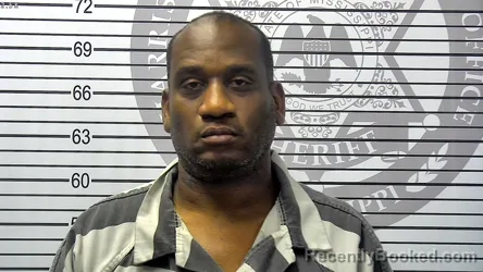 Mugshot of HUBERT ONEAL JR FULTON booked in Harrison County, Mississippi on May 8, 2026