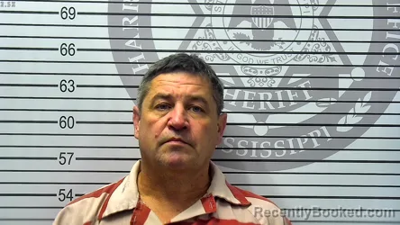 Mugshot of GARY WAYNE STOCKTON booked in Harrison County, Mississippi on May 8, 2026