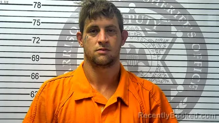Mugshot of AUSTIN THOMAS HESTER booked in Harrison County, Mississippi on May 10, 2026