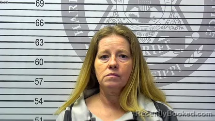 Mugshot of BRANDY RENEE STELTER booked in Harrison County, Mississippi on May 12, 2026