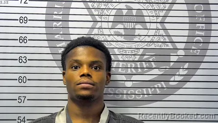 Mugshot of KEYSHAWN TERRAL WALKER booked in Harrison County, Mississippi on May 13, 2026