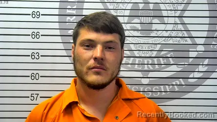 Mugshot of JUSTIN JAMES KIMMEL booked in Harrison County, Mississippi on May 15, 2026