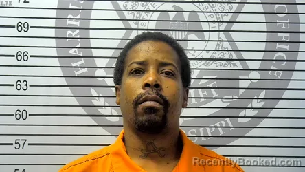 Mugshot of TERRENCE LORENZO PARKER booked in Harrison County, Mississippi on May 17, 2026