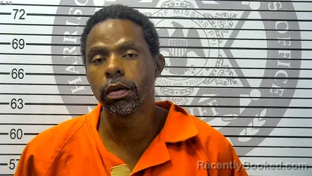 Mugshot of JEROME HUBERT BROWN booked in Harrison County, Mississippi on May 18, 2026