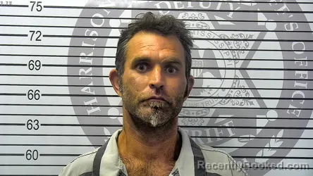 Mugshot of CHAD ERIC BARBER booked in Harrison County, Mississippi on May 18, 2026