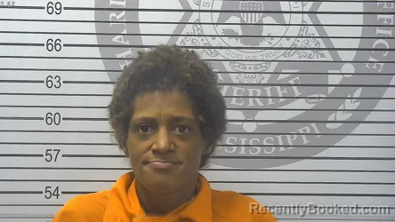 Mugshot of CHRISTY NICOLE ANGLIN booked in Harrison County, Mississippi on June 10, 2026