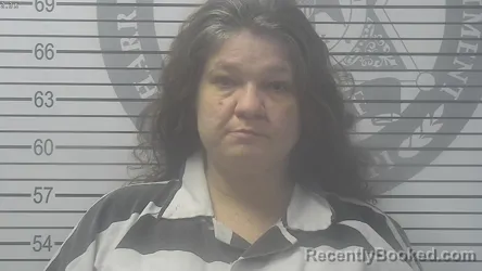 Mugshot of KRISTI MICHELLE DUKES booked in Harrison County, Mississippi on June 23, 2026