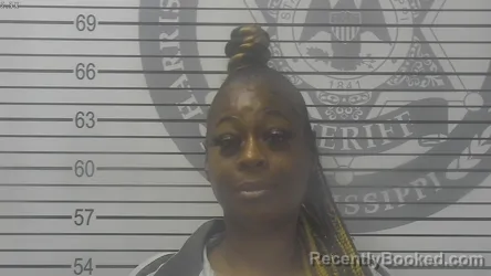 Mugshot of RASHEAKA SHAELAY CASEY booked in Harrison County, Mississippi on June 29, 2026