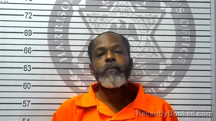 Mugshot of REMARIO LADELLE JAMES booked in Harrison County, Mississippi on July 7, 2026