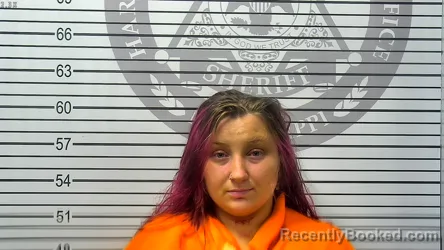 Mugshot of SEARA MASON NICHOLE BRADEN booked in Harrison County, Mississippi on July 8, 2026