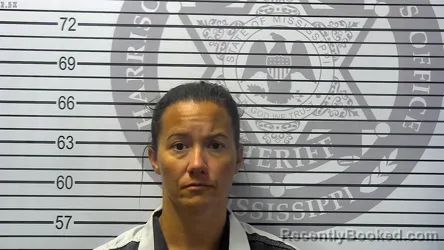 Mugshot of BROOKE MICHELLE FOREMAN booked in Harrison County, Mississippi on July 10, 2026