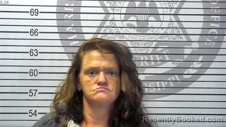Mugshot of JENNIFER ARLENE GIBSON booked in Harrison County, Mississippi on July 10, 2026
