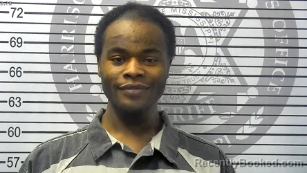 Mugshot of KARLTON DEONDRE BERRY booked in Harrison County, Mississippi on July 13, 2026