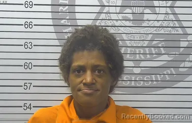 Mugshot of CHRISTY NICOLE ANGLIN booked in Harrison County, Mississippi on July 14, 2026