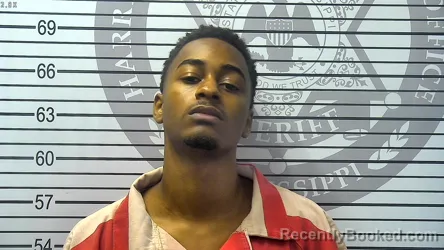 Mugshot of MEKHI NAZEIERE JOHNSON booked in Harrison County, Mississippi on July 14, 2026