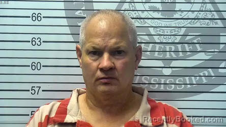 Mugshot of RICHARD DENNIS LEO booked in Harrison County, Mississippi on July 14, 2026